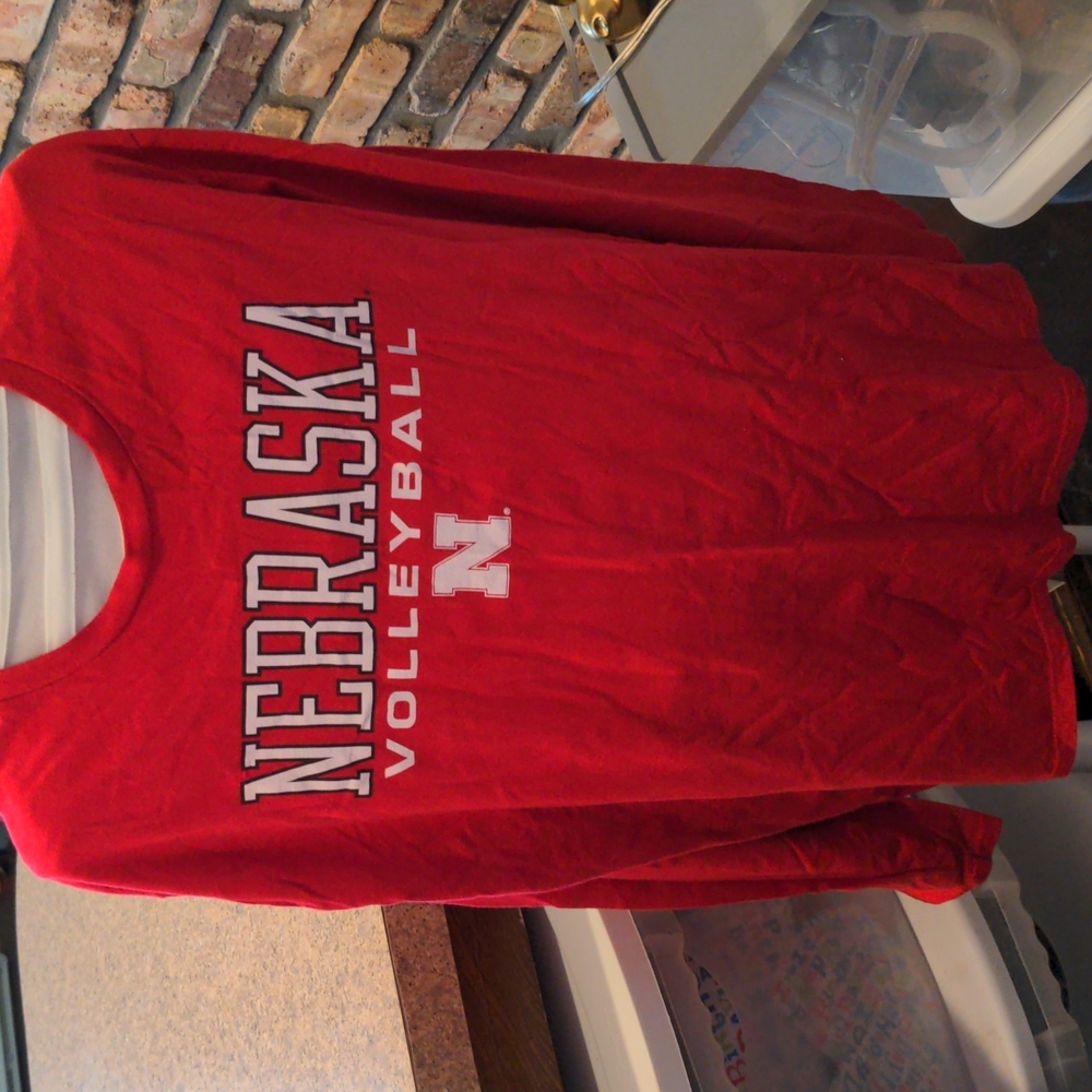 Nebraska volleyball shirt. Size adult XL